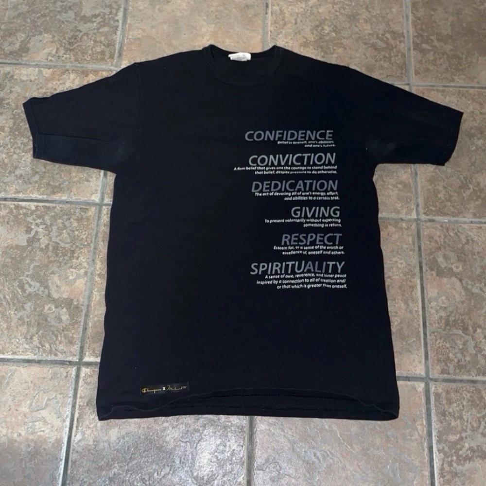 Champion x Muhammad Ali Reverse Weave T-shirts Triple Champion RARE